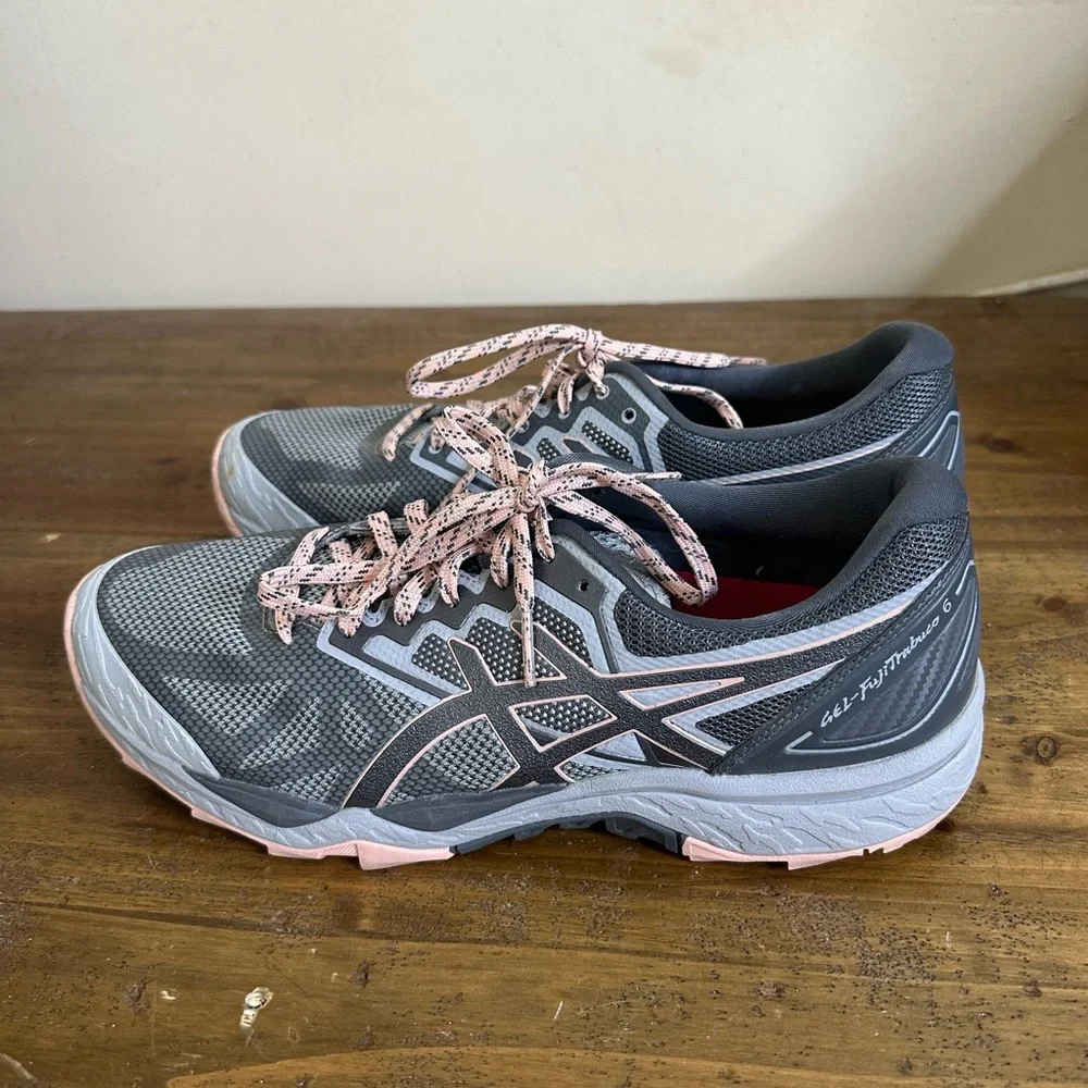ASICS Women's 10 Gel-Fujitrabuco Women Running Shoes Grey T7E9N Comfortable